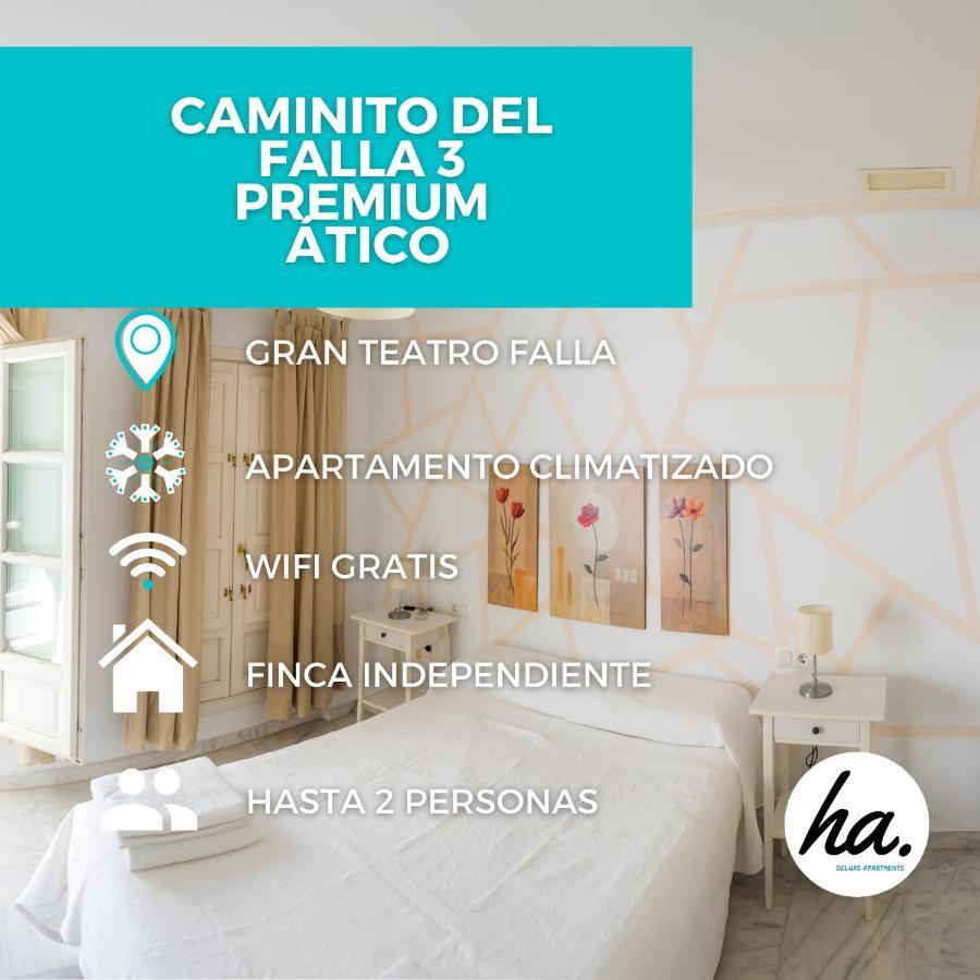 Apartamento Caminito del Falla Premium Ático Cádiz Exterior foto